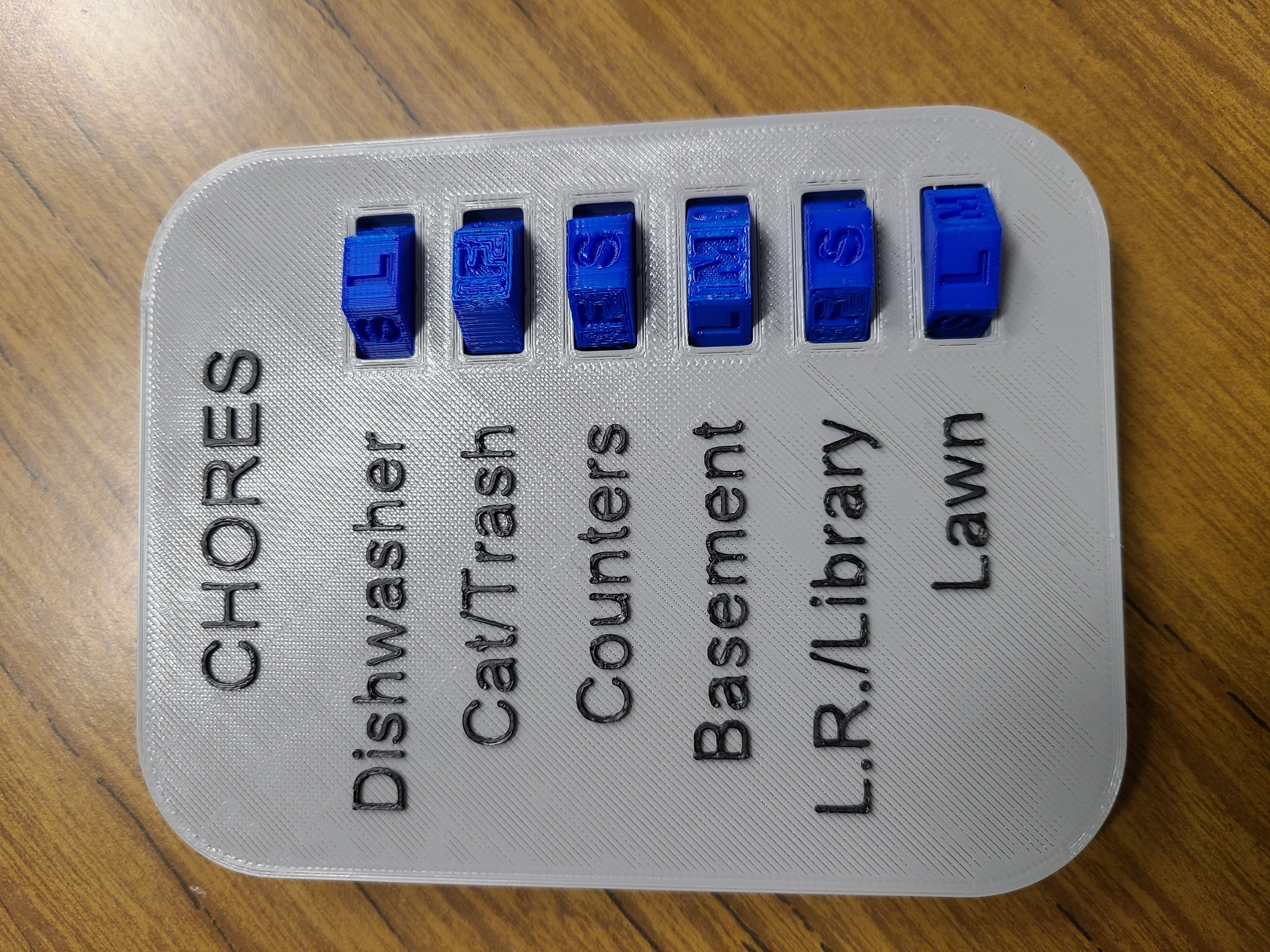 Chore Chart with Assignment Wheels — miniatura 2