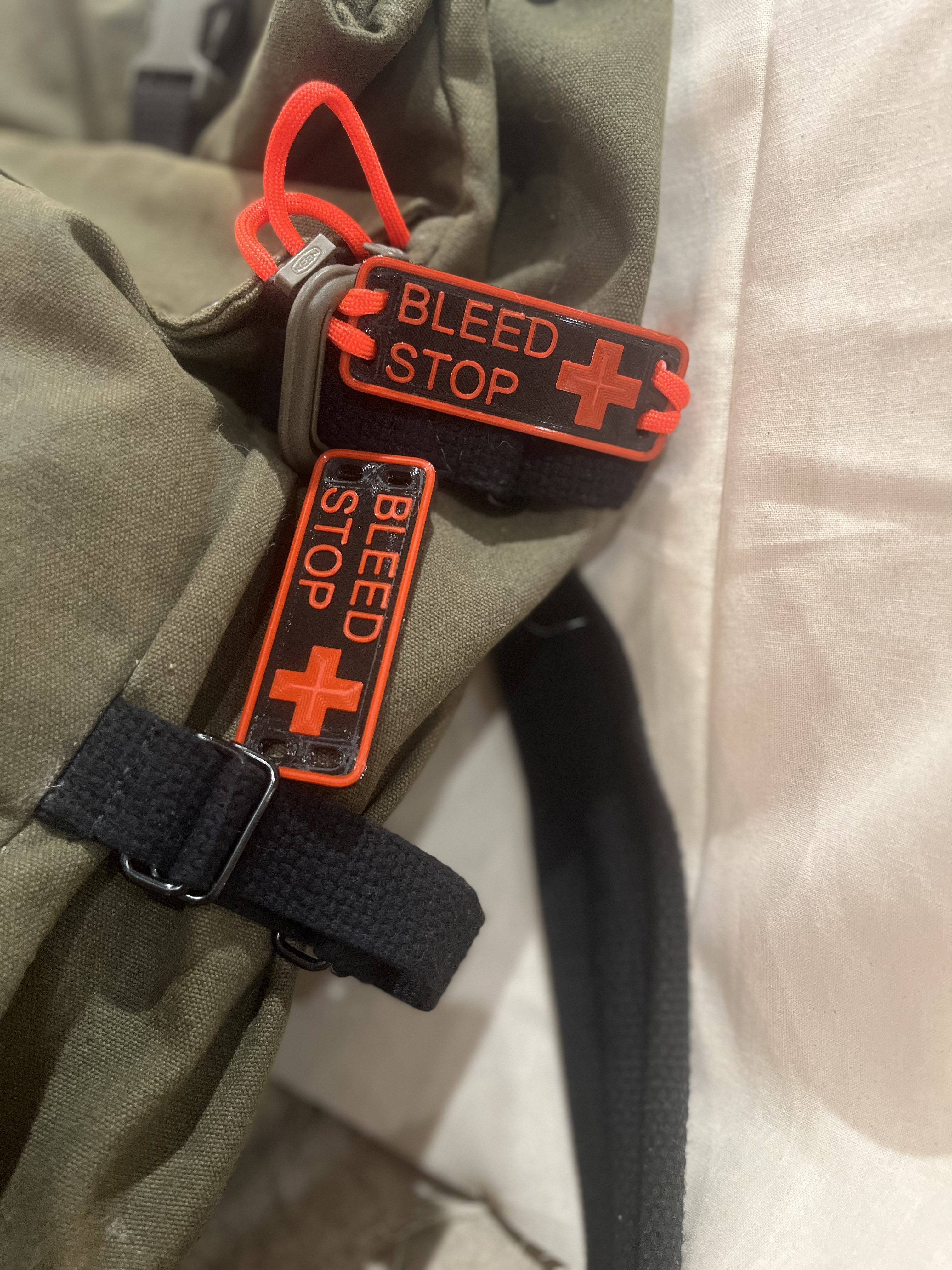 Bleed Stop Lanyard Tag