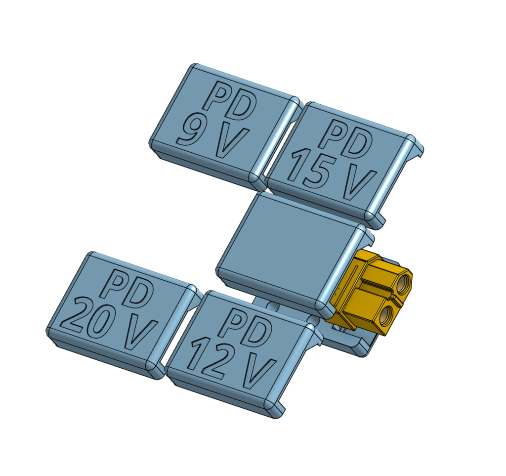 USB Type-C to XT60 adapter