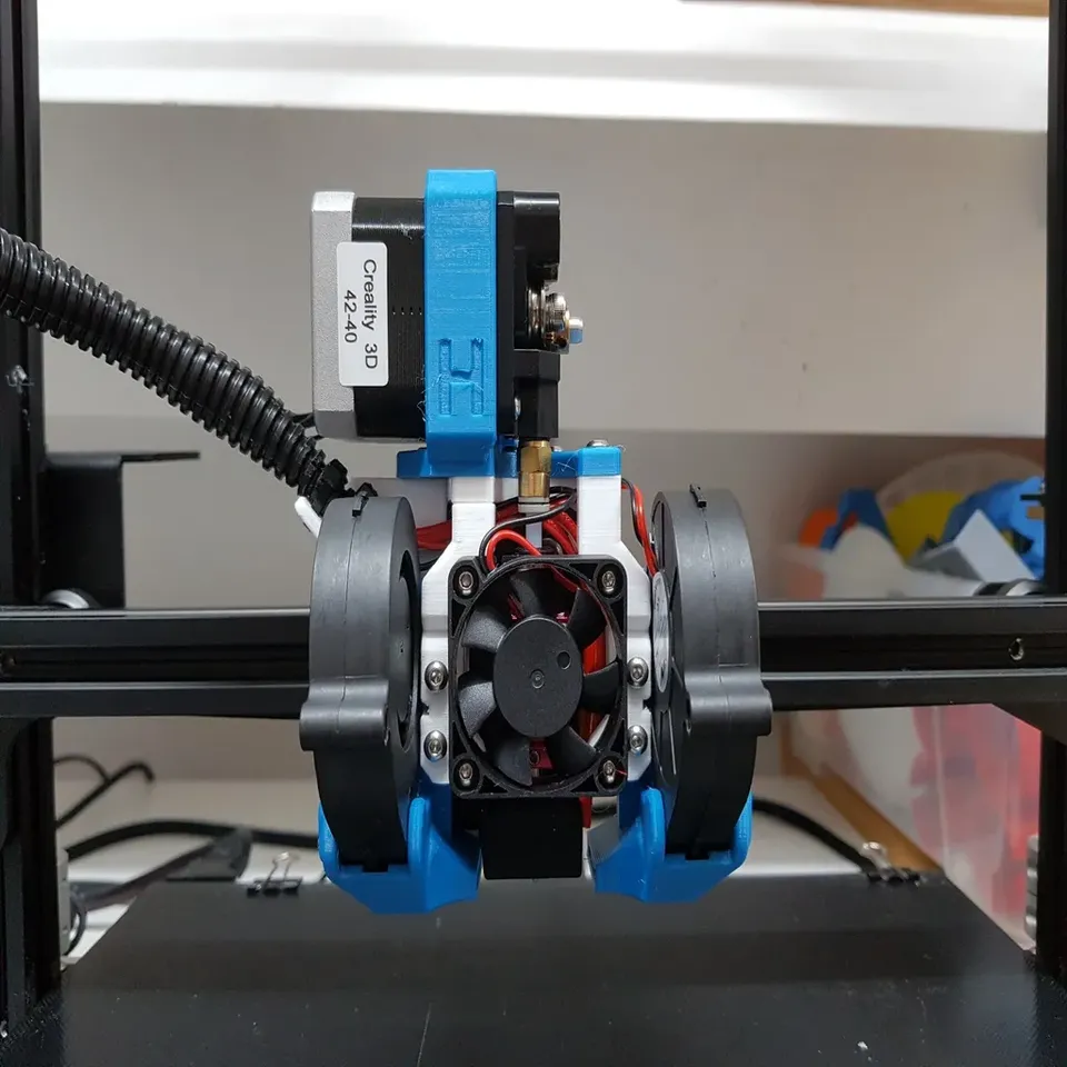Ender 3 NEO Hotend cover (stock fans) by Geazzes walking, Download free  STL model