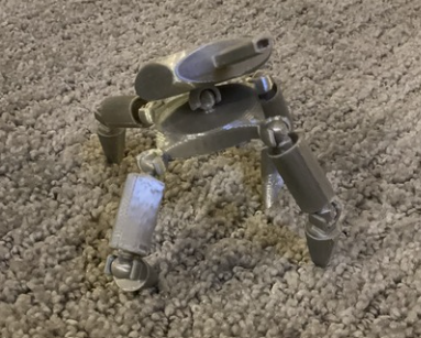 Artillery Bot with Movable Joints