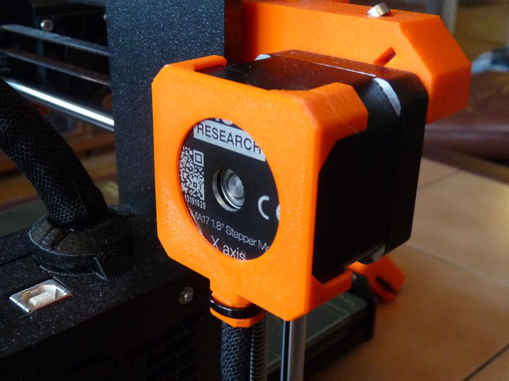 MK3 X-axis motor cable protection