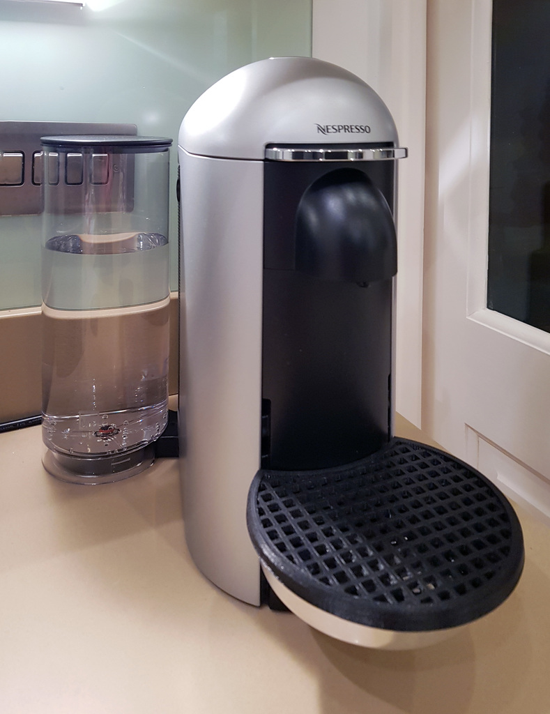 Extended Drainer Plate for Nespresso Vertuo Coffee Machine