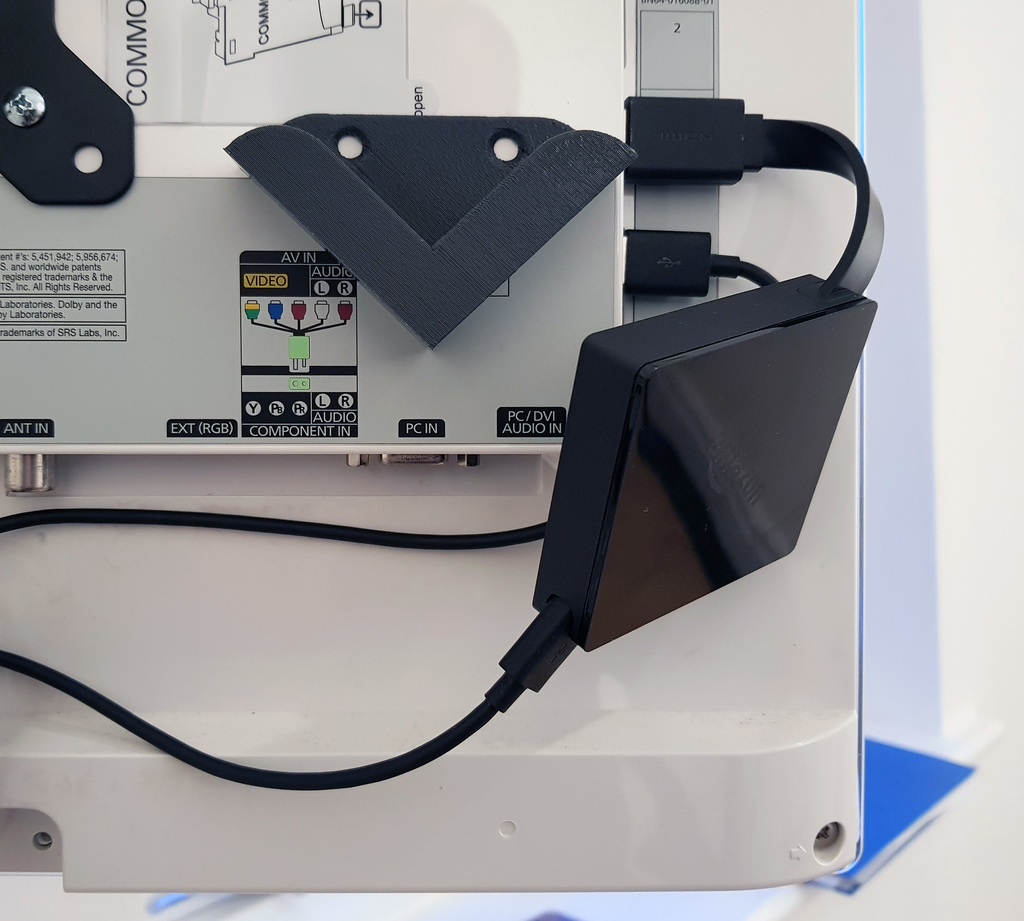 Fire TV (2017) Simple Mounting Bracket by boothyboothy | Download free ...
