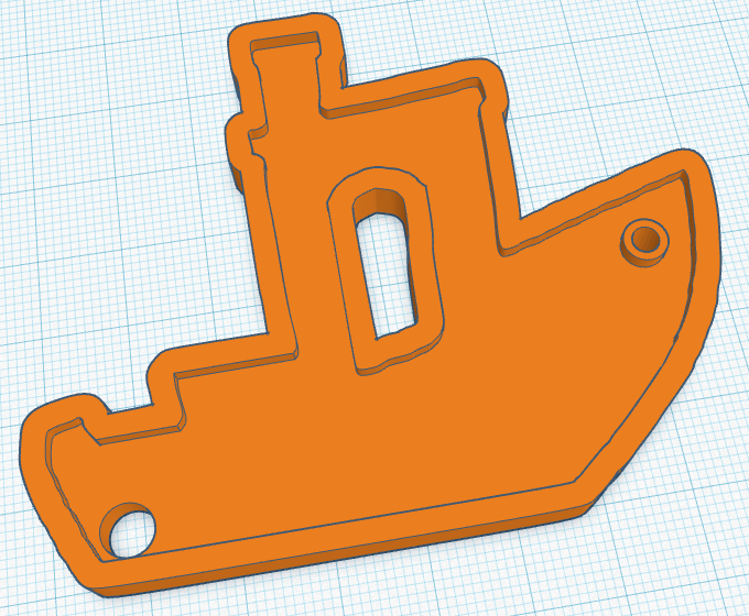 Benchy Keytag