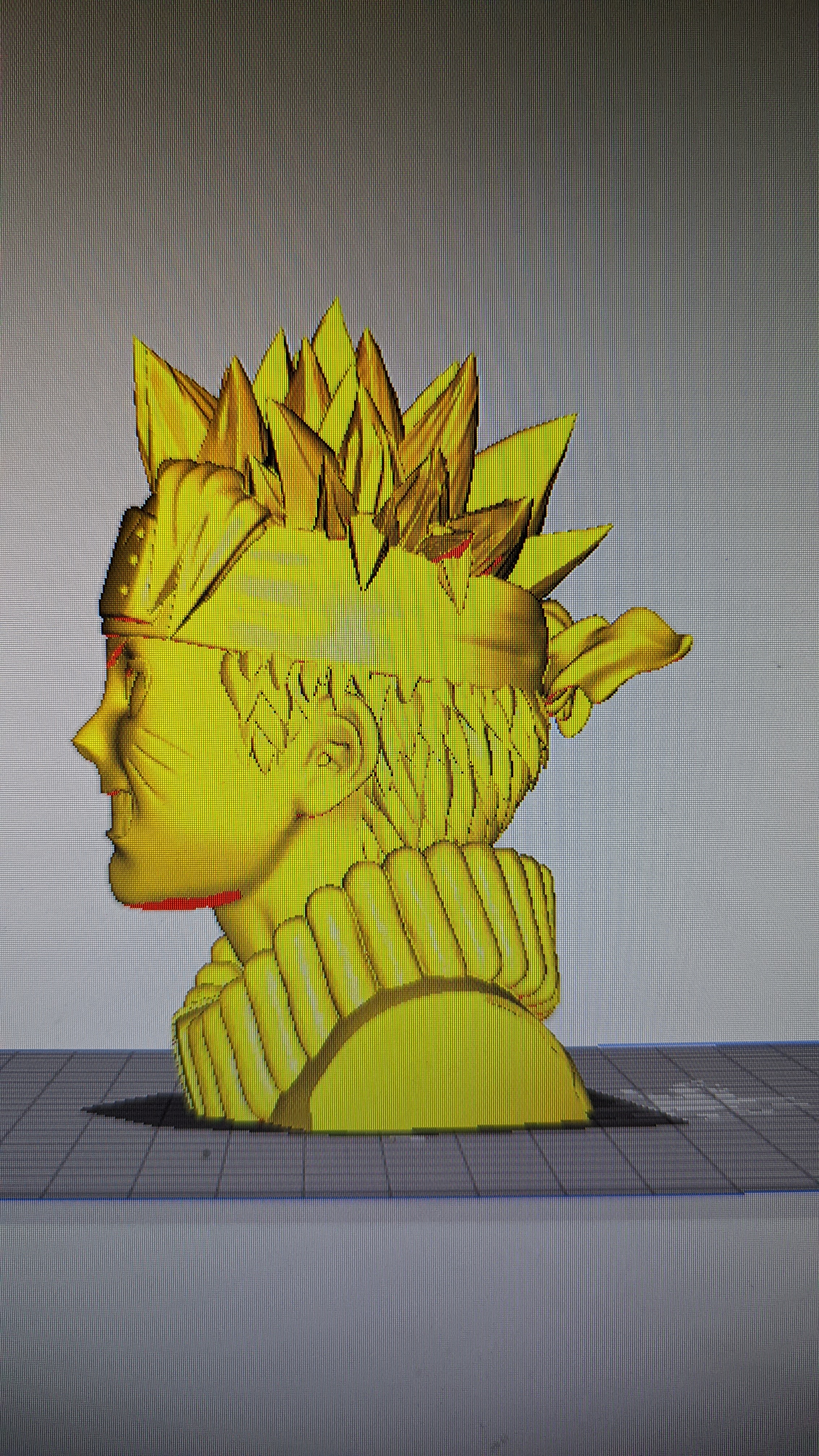 Miniatura 3 do modelo 3D Bust naruto