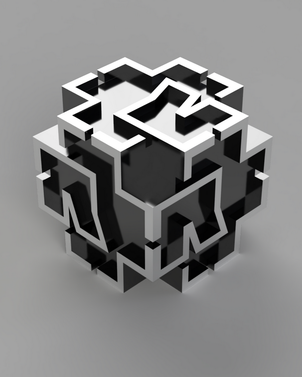 Rammstein Cube with Stand by Cfire | Download free STL model ...