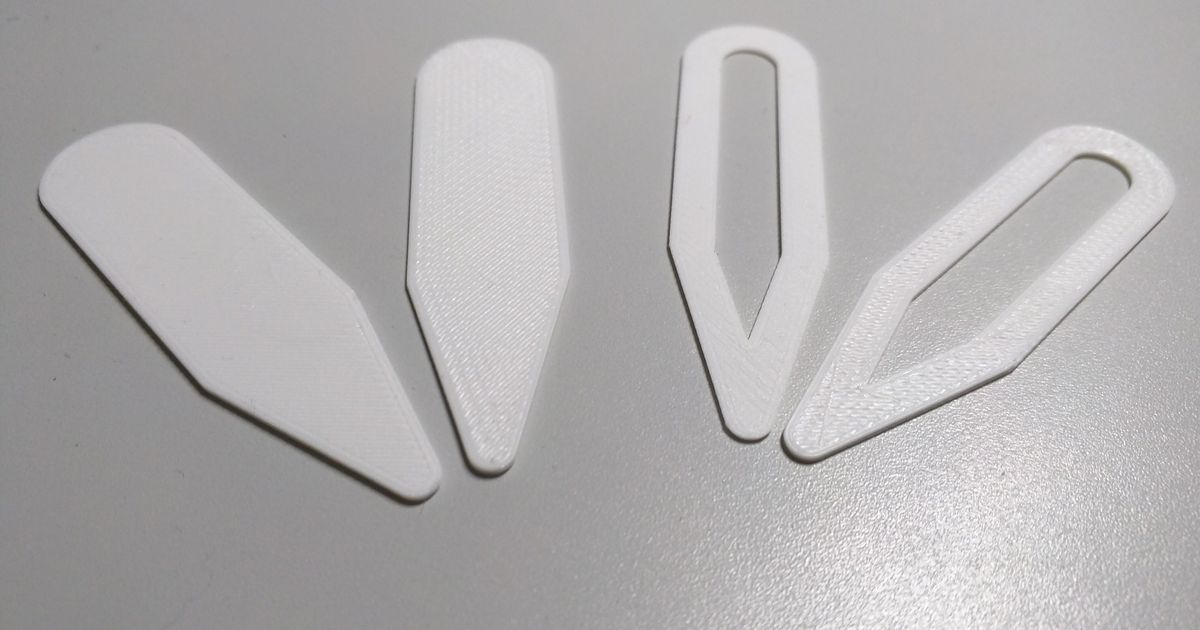 Collar Stays by Schaefermakes Download free STL model