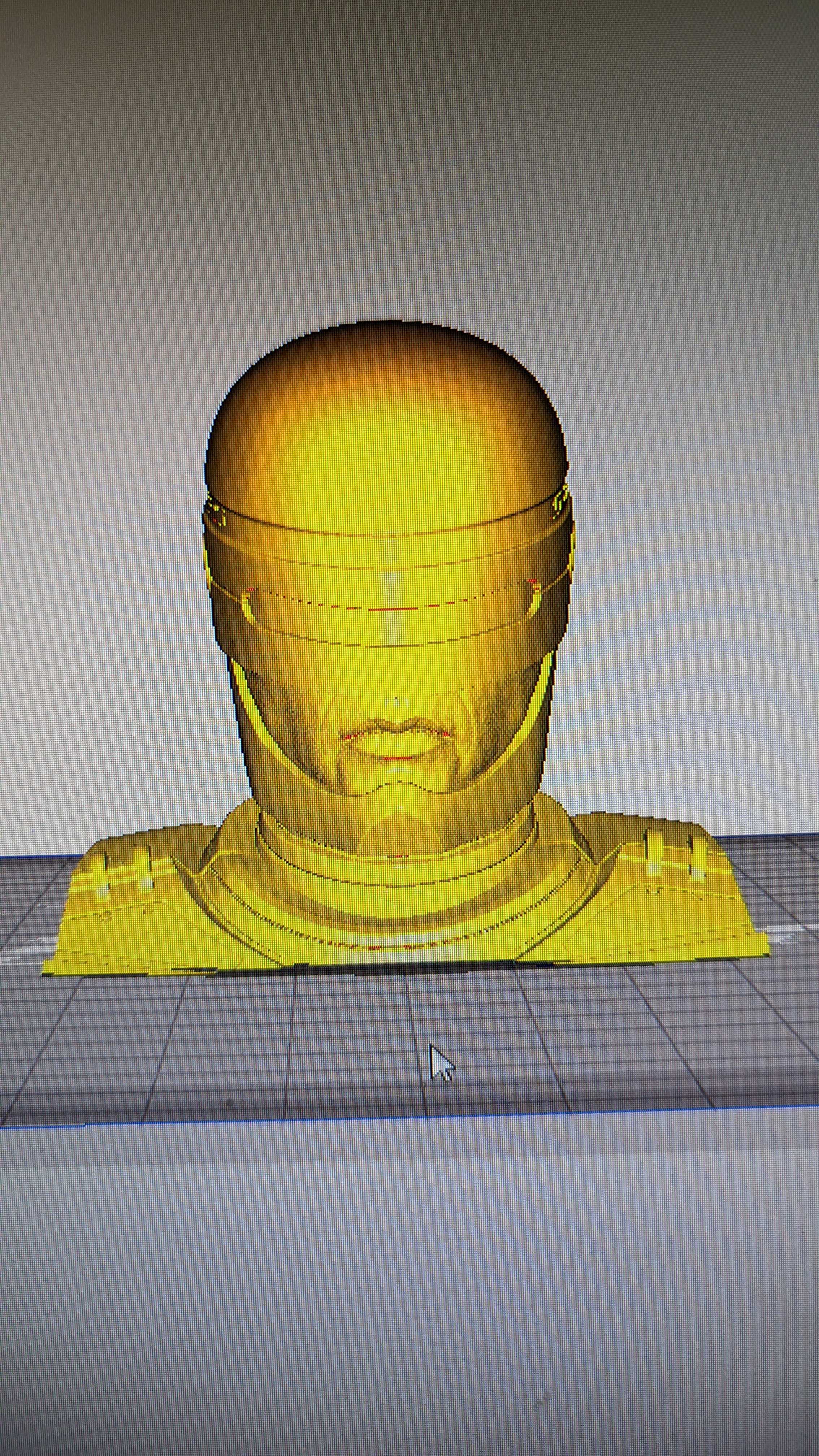 Miniatura 2 do modelo 3D Bust robocop