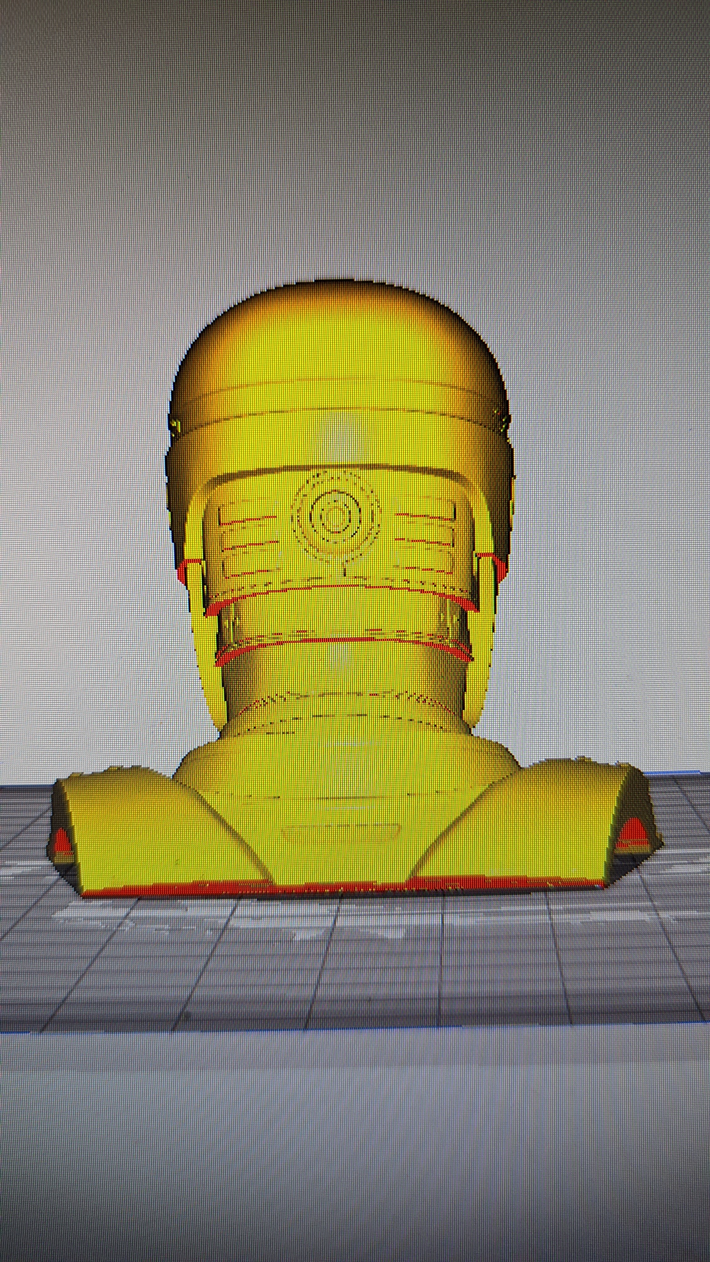 Miniatura 4 do modelo 3D Bust robocop