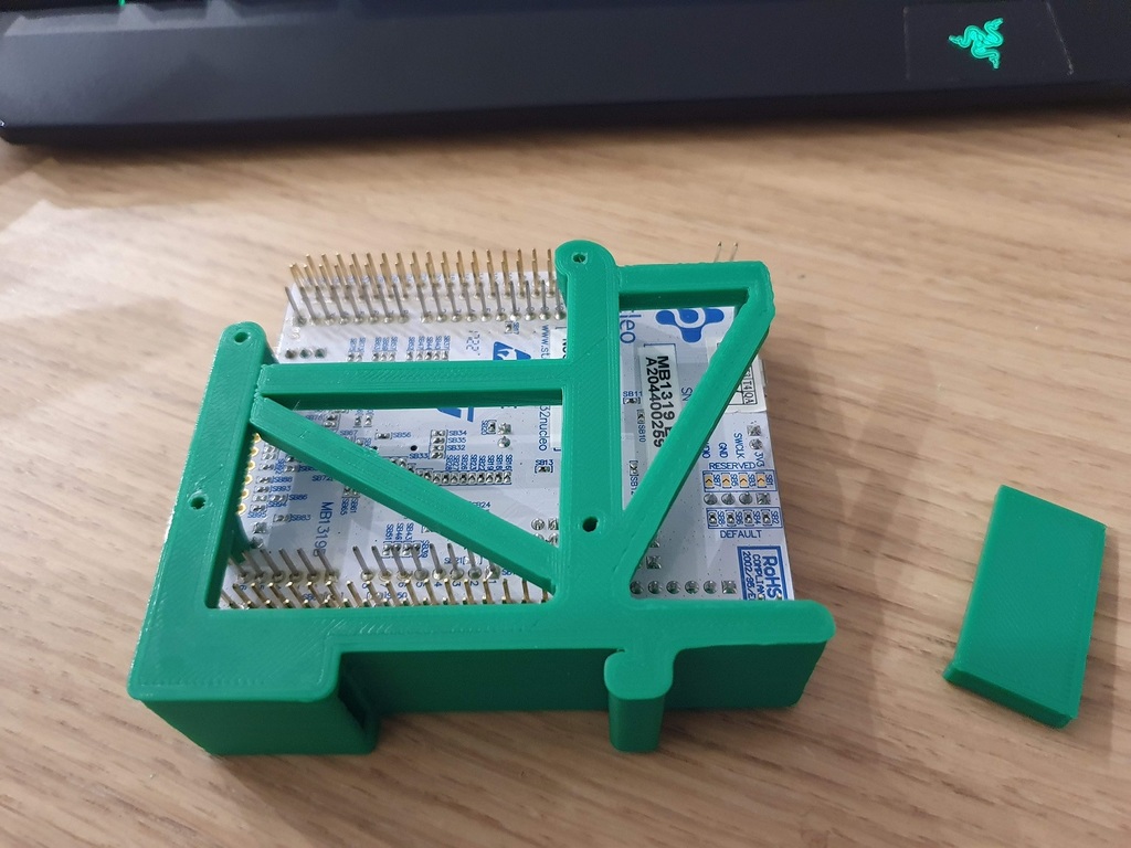 DIN Rail mount for Nucleo-64 by jacek | Download free STL model ...