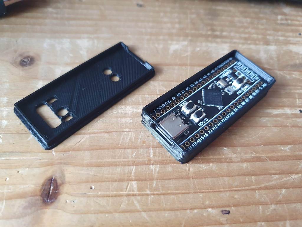 Black Pill case (STM32F411ceu6)
