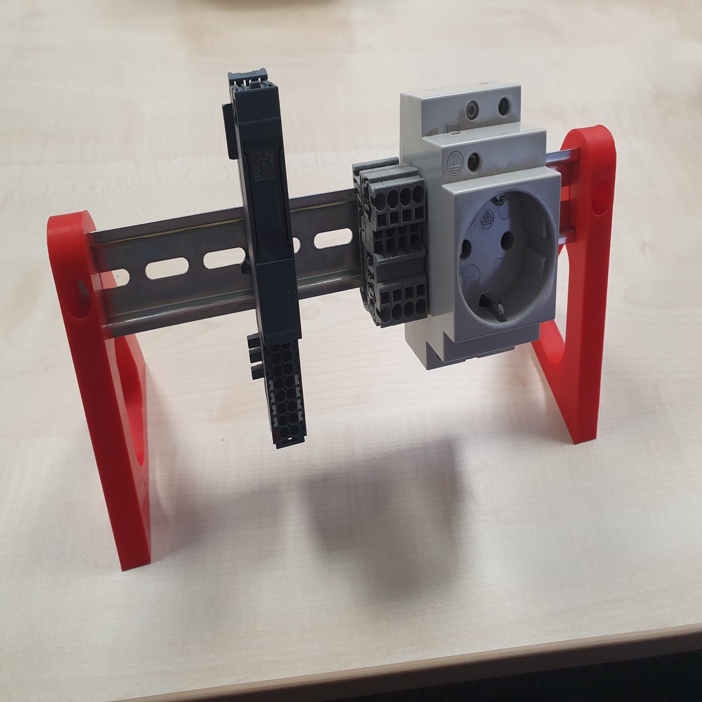 Smaller DIN Rail stand by jacek | Download free STL model | Printables.com