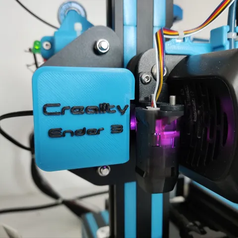 Creality Ender 3 QR-Cover with CR-Touch cutout