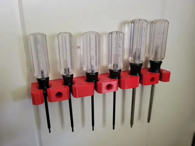 Torx/Screw driver wall holder