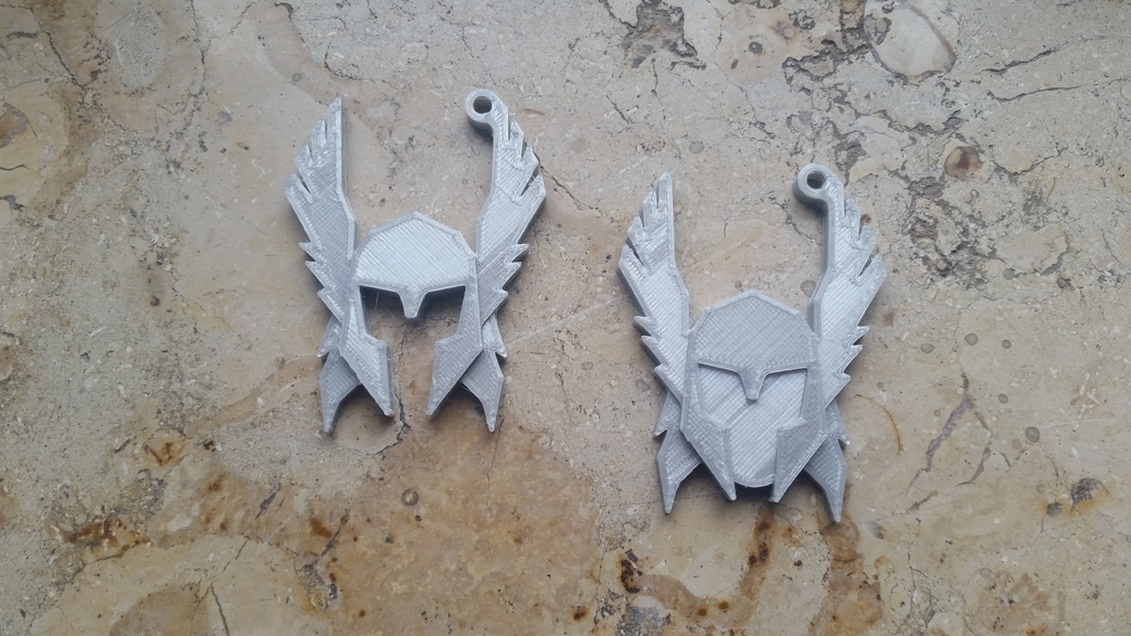 Miniatura 2 do modelo 3D Keychain Thor Minimal