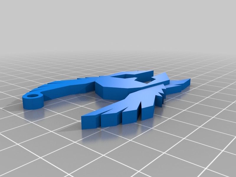 Miniatura 4 do modelo 3D Keychain Thor Minimal
