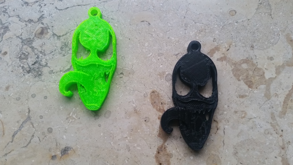 Miniatura 3 do modelo 3D Keychain Venom Minimal (Version 2)