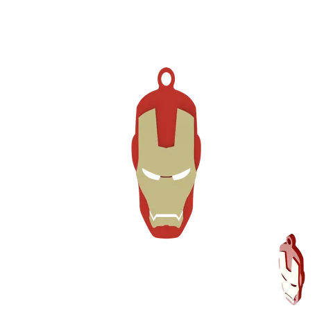 Keychain Ironman Minimal