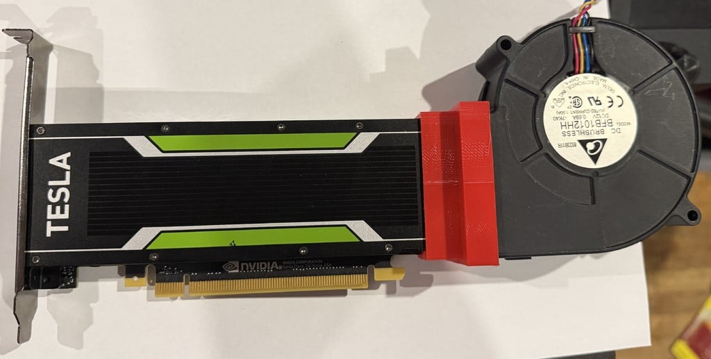 Nvidia Tesla P4 97x94x33mm blower fan adapter