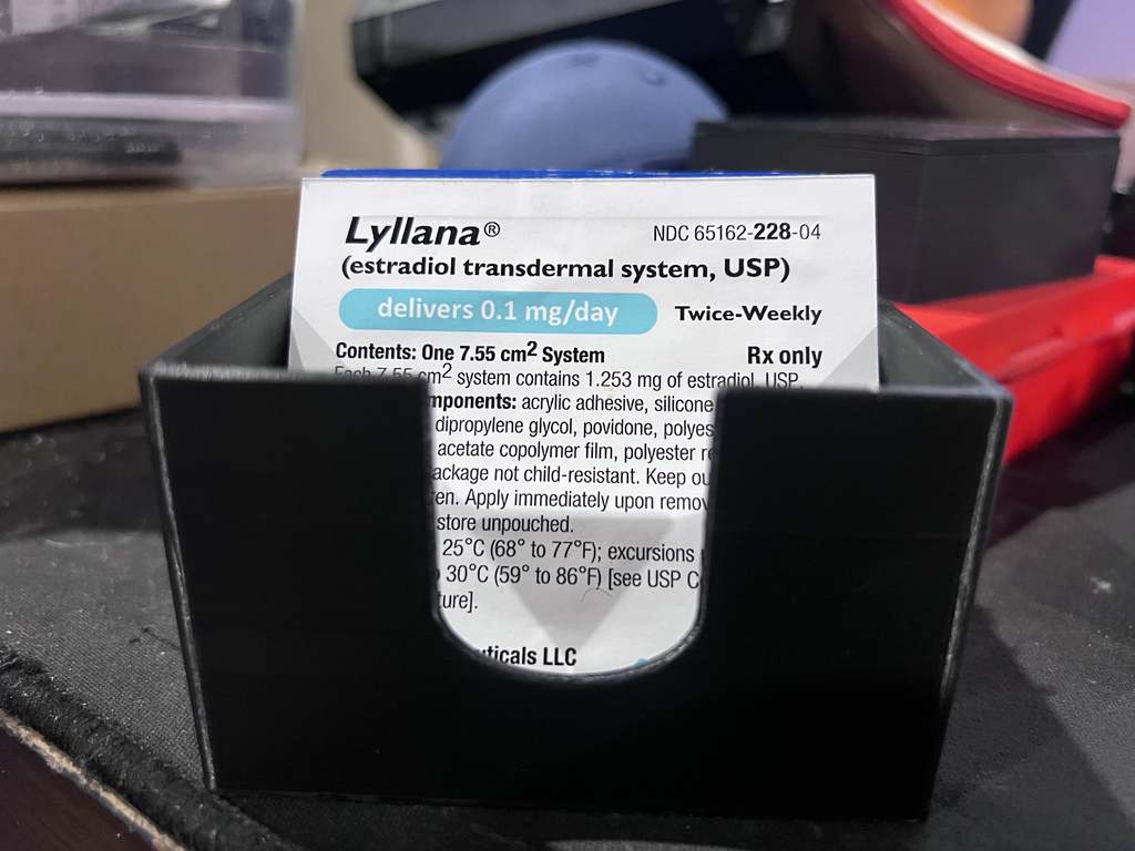 Estrogen Patch Holder (The Estrogen Buddy)