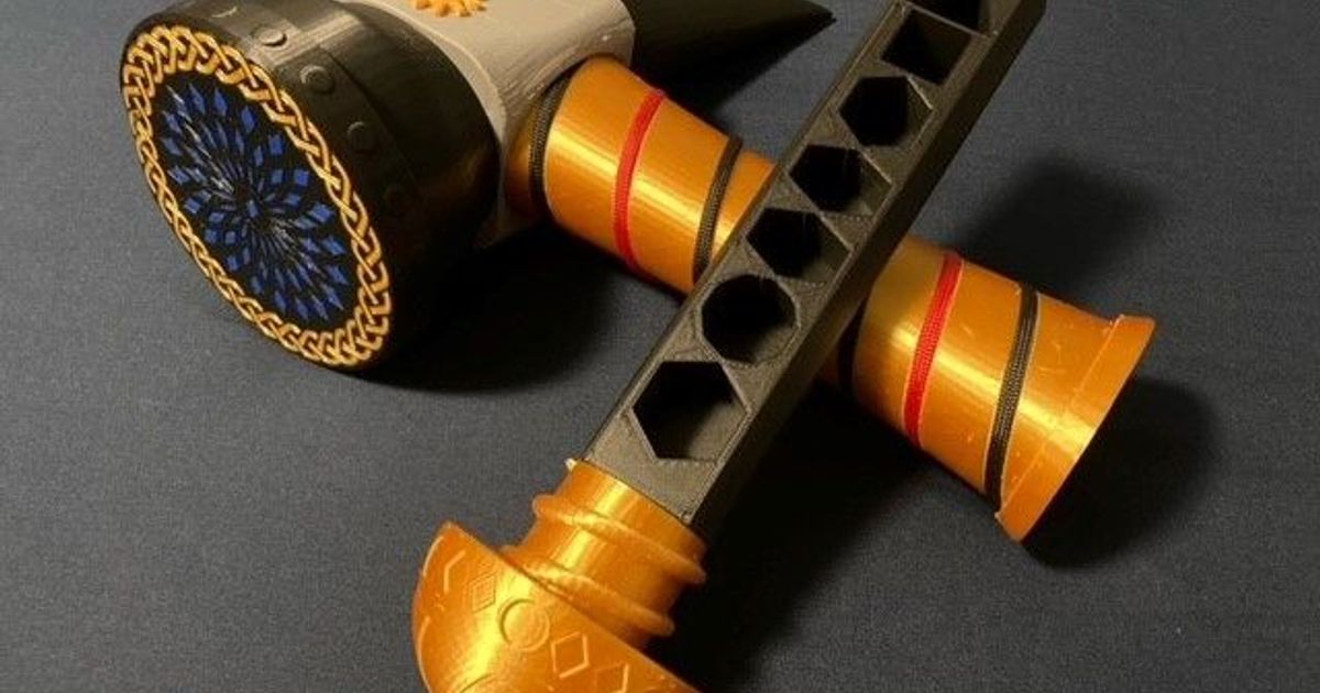 DnD Dice Hammer by Garth Download free STL model