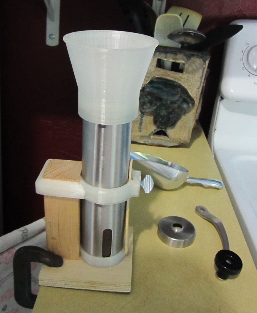 JavaPresse coffee bean funnel by Guido Vermicelli Download free STL