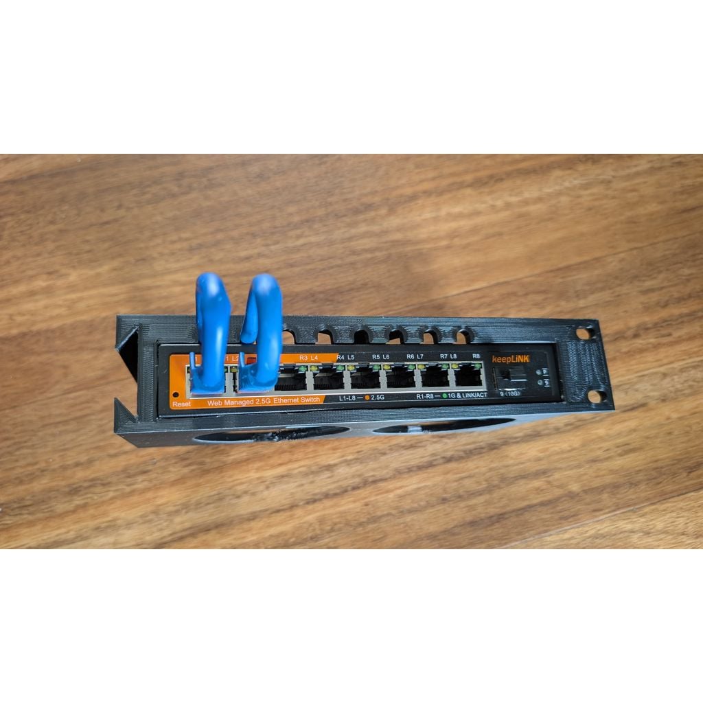 thinkcentre tiny 1u rack for KeepLiNK KP-9000-9XHML-X 8x 2.5G + 1x 10G SFP+ Switch