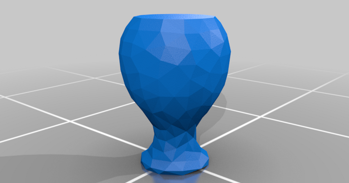 Low Poly Vase by epicfail48 Download free STL model