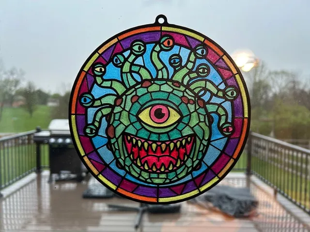 Stained Glass Beholder - Bambu AMS (RYB)