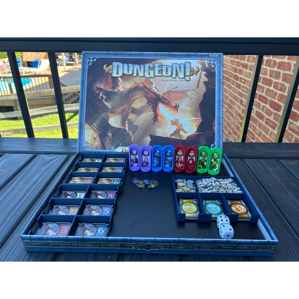Dungeon! Board Game Organizer Trays and Standees
