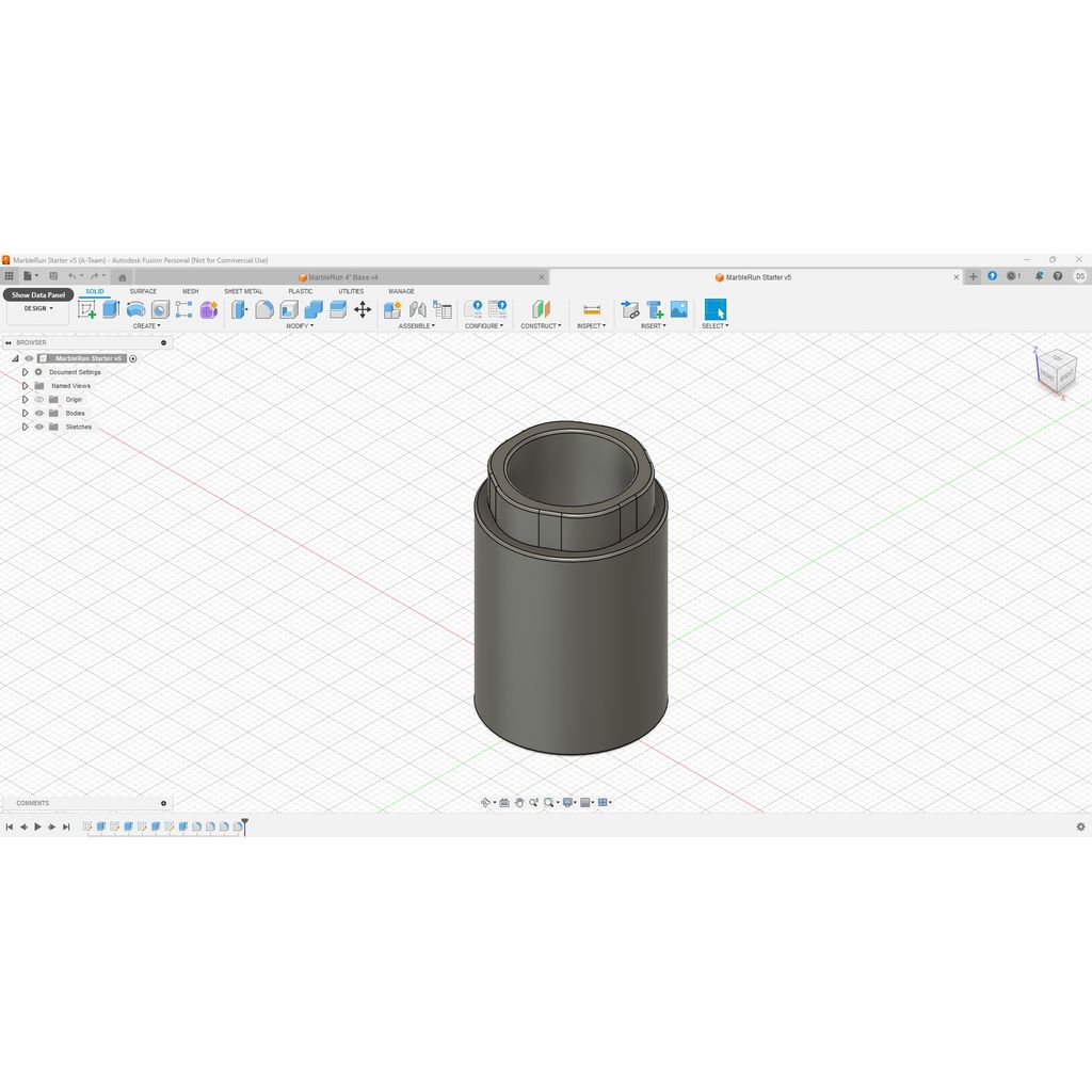 Fusion 360 Tutorial - 001 - Basic Marblerun Component — thumbnail 3