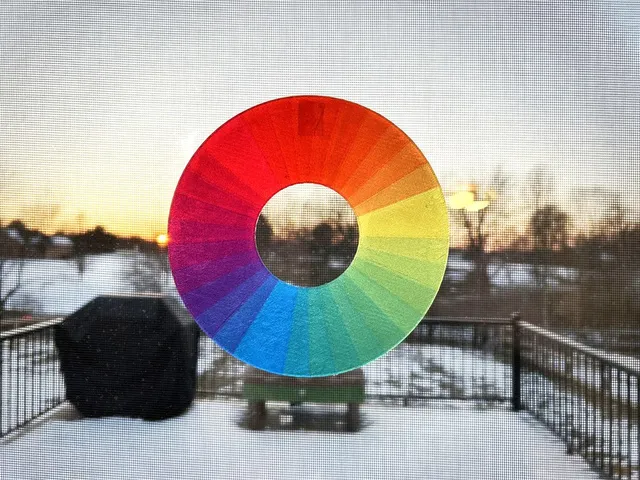 Stained Glass Rainbow Circle (Bambu AMS)