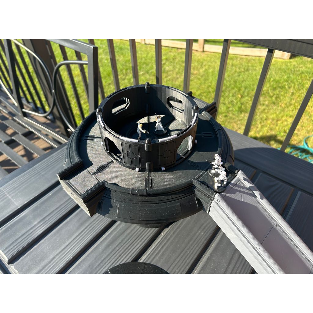 Sci-Fi Platform Building with Doors — miniatura 3