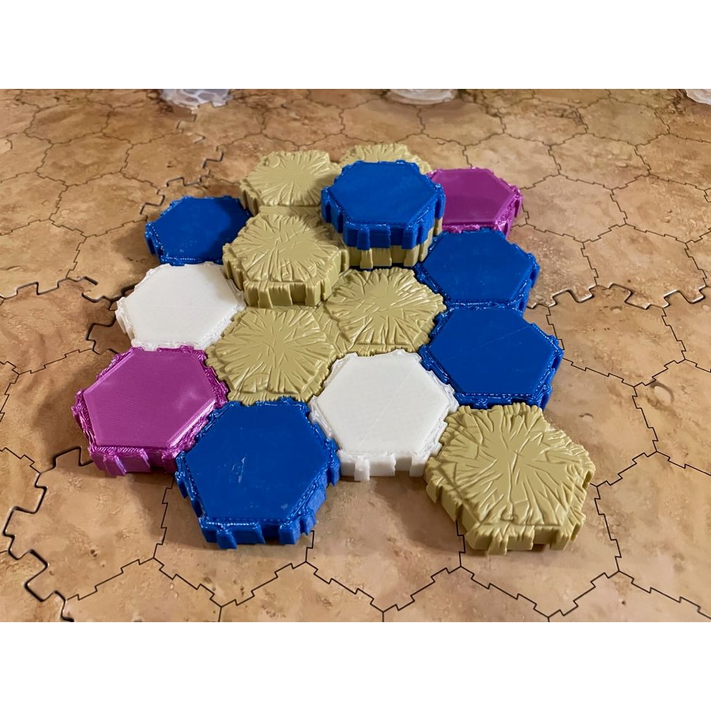 Interlocking Hex Terrain - Plain