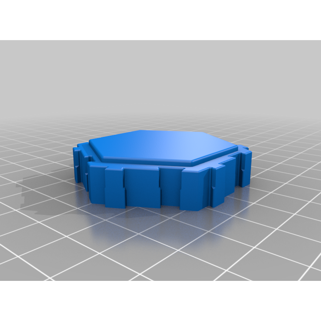 Miniatura 7 do modelo 3D Interlocking Hex Terrain - Plain