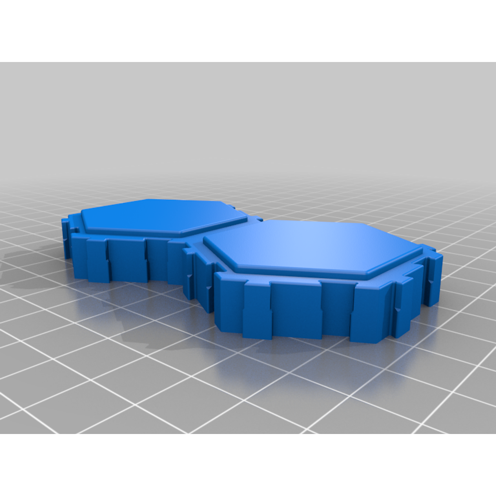 Miniatura 6 do modelo 3D Interlocking Hex Terrain - Plain