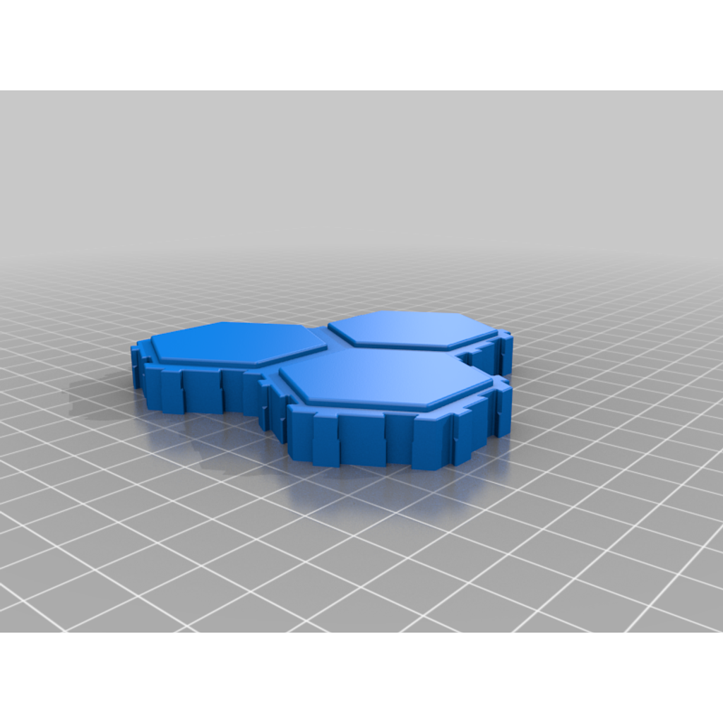 Miniatura 11 do modelo 3D Interlocking Hex Terrain - Plain