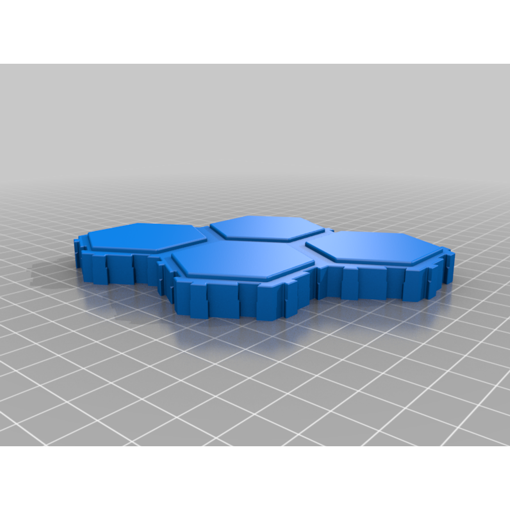 Miniatura 9 do modelo 3D Interlocking Hex Terrain - Plain