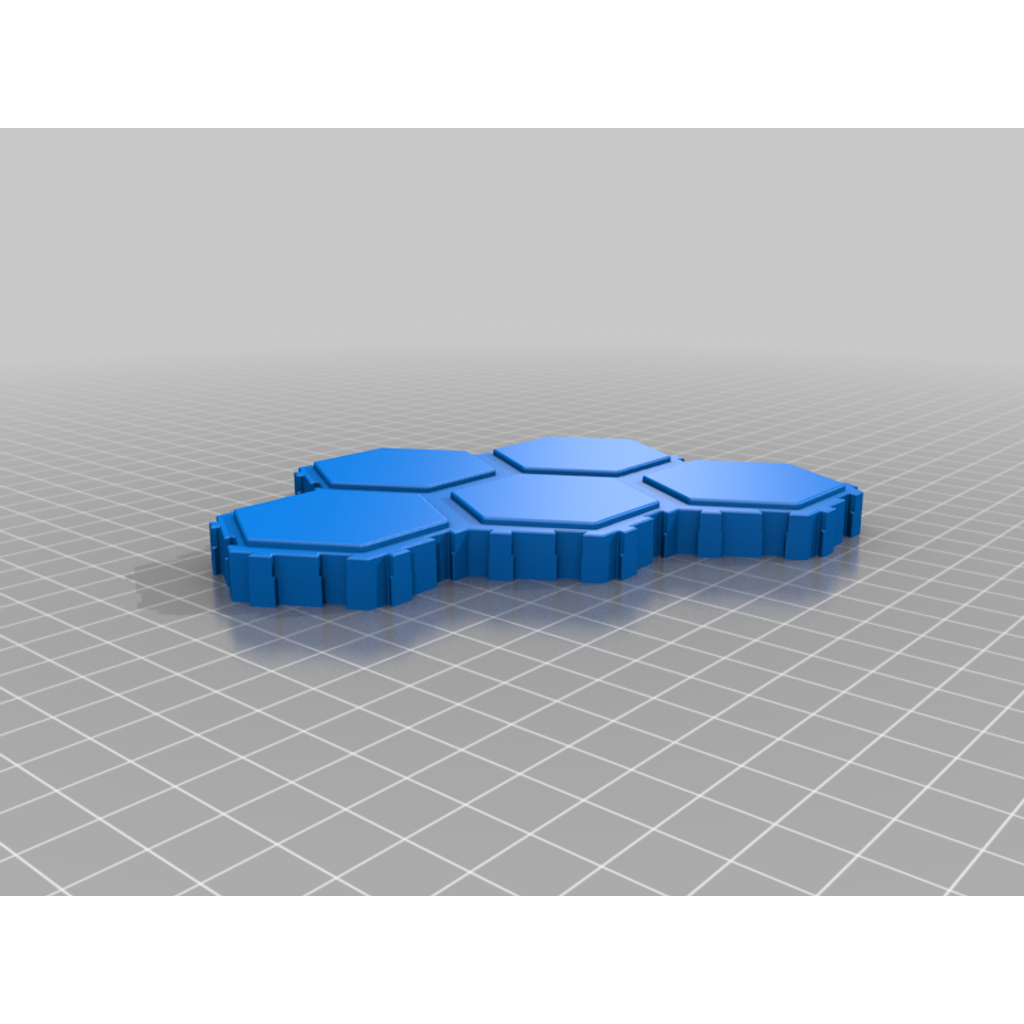 Miniatura 12 do modelo 3D Interlocking Hex Terrain - Plain