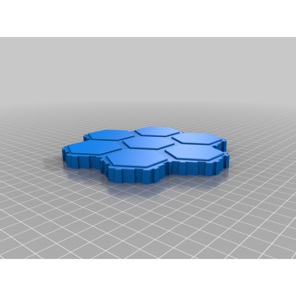 Miniatura 8 do modelo 3D Interlocking Hex Terrain - Plain