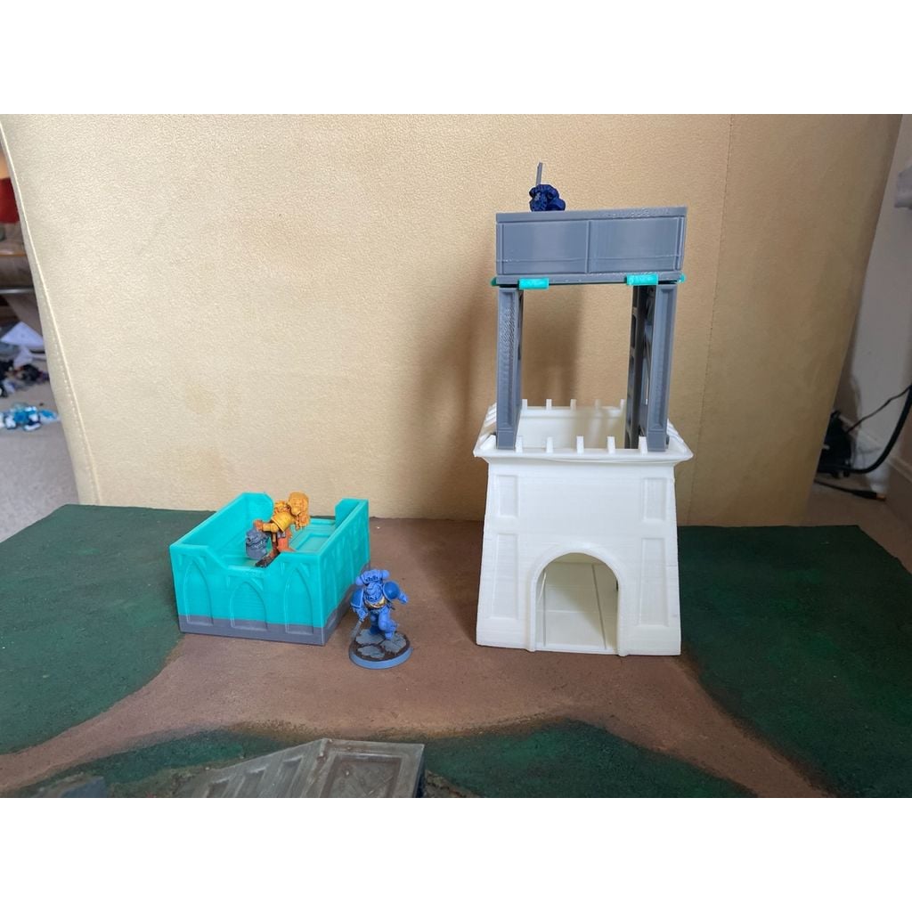 Sci-Fi Imperial Outpost — miniatura 2