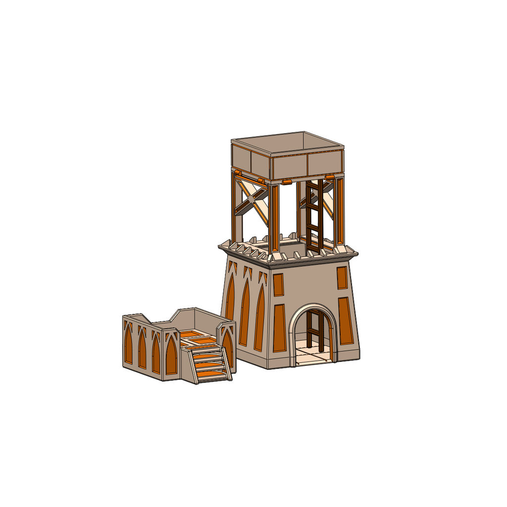 Sci-Fi Imperial Outpost — miniatura 3