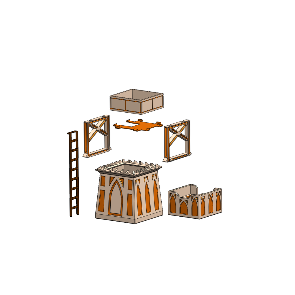Sci-Fi Imperial Outpost — miniatura 4