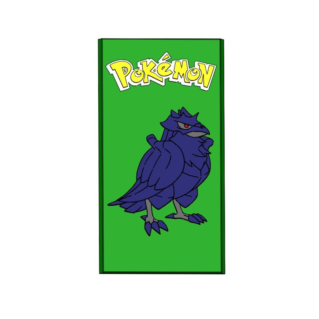 Lycanroc and Corviknight Pokemon deck box lids
