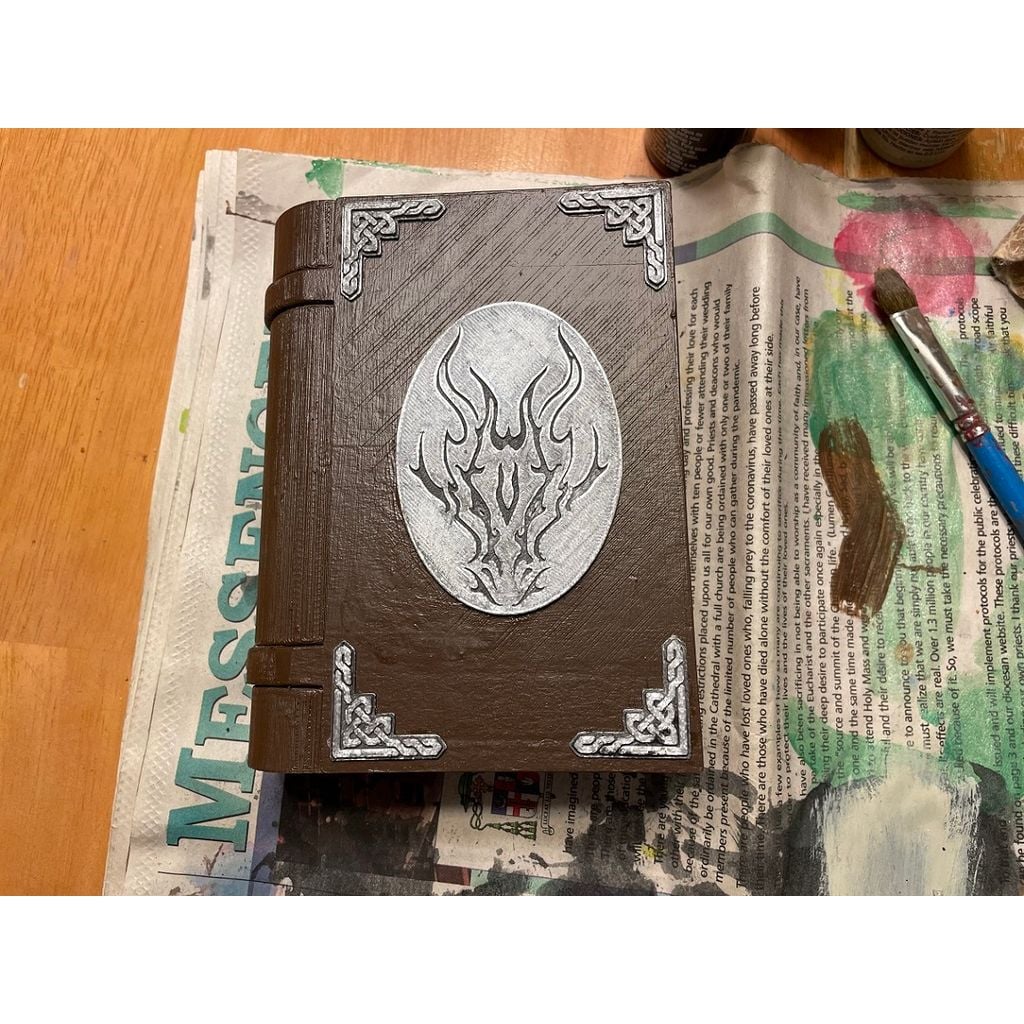 Spellbook - Dice box, gaming bits container, etc.