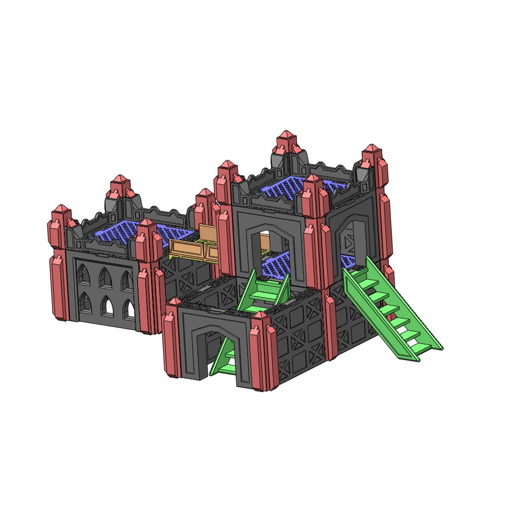 Wargame Terrain - Stackable/Buildable - Sci-Fi — miniatura 4