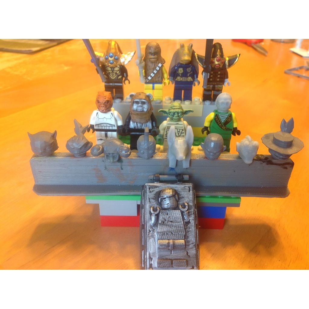 Brick Figure Heads - Star Wars, Skylands, etc