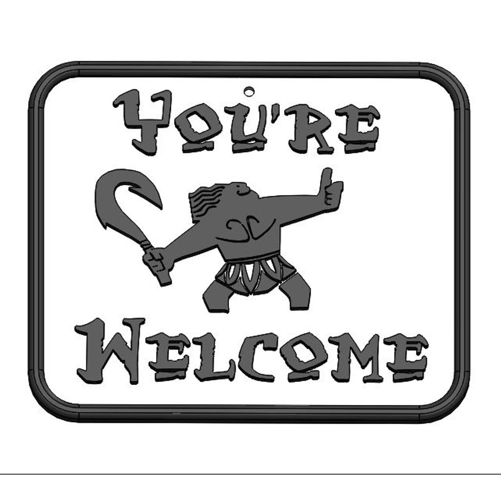 You're Welcome - Moana Inspired Sign