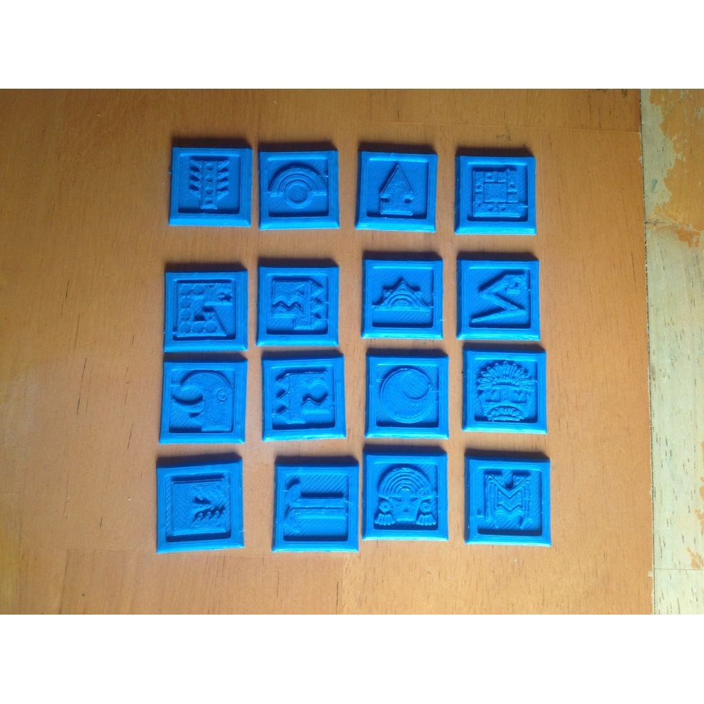 Saurian Alphabet Tiles